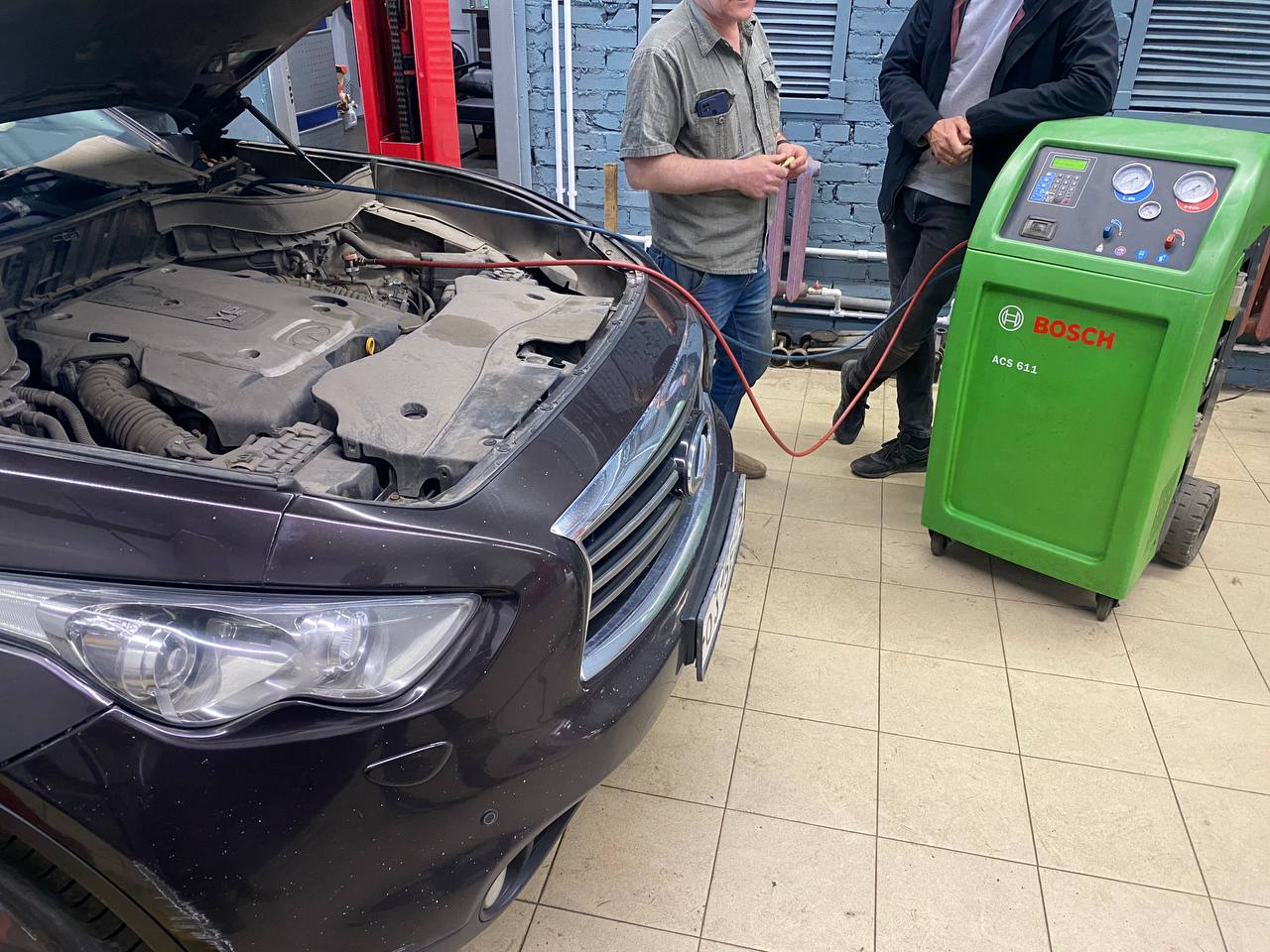 Заправка автокондиционера